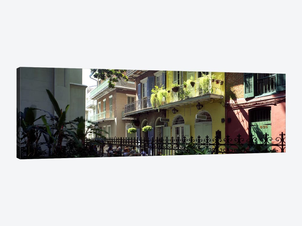 Buildings along the alleyPirates Alley, New Orleans, Louisiana, USA by Panoramic Images 1-piece Canvas Art Print