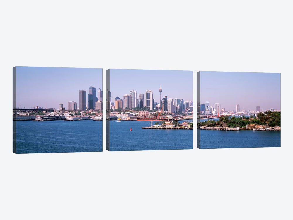 Skyline Sydney Australia by Panoramic Images 3-piece Canvas Wall Art