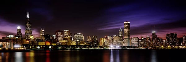 Panoramic Images: Downtown Skyline III, Chicago, Illinois, USA by Panoramic Images