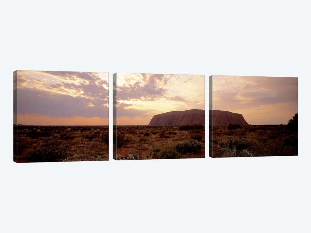 Uluru-Kata Tjuta National Park Northern Territory Australia by Panoramic Images 3-piece Art Print