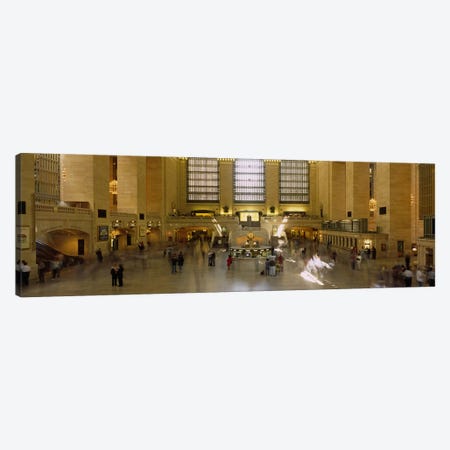 Group of people in a subway station Grand Central Station, Manhattan, New York City, New York State, USA Canvas Print #PIM2618} by Panoramic Images Canvas Artwork