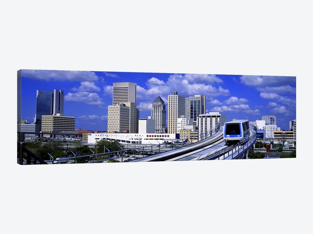 Metro Mover Shuttle MiamiFlorida, USA by Panoramic Images 1-piece Canvas Art Print