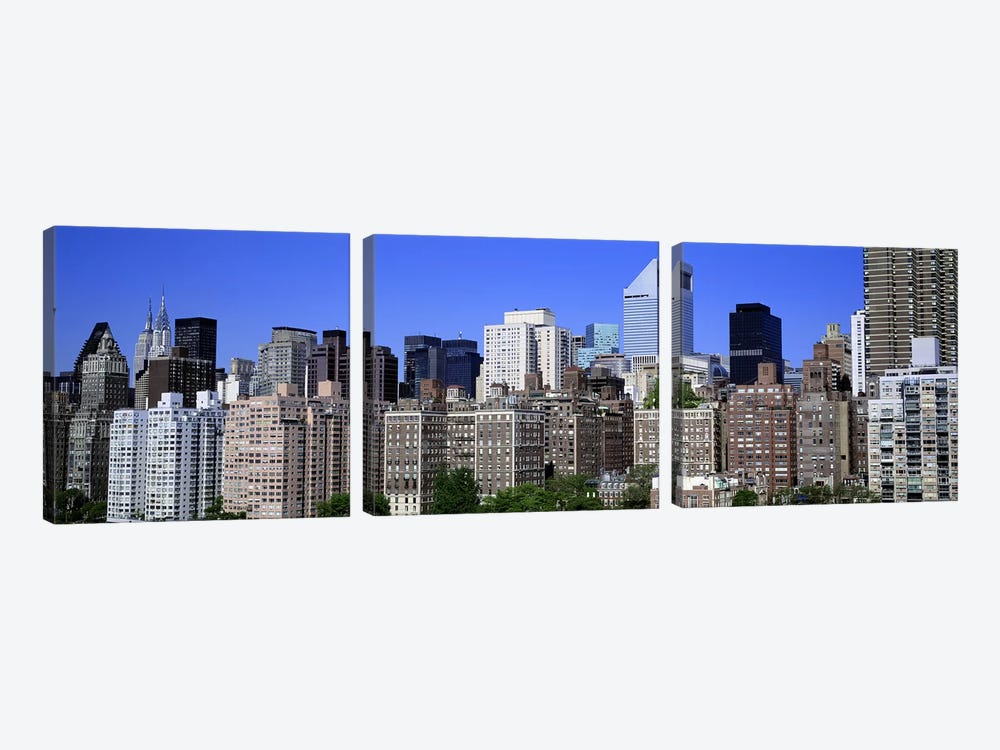 Queens NYC, New York City, New York State, USA by Panoramic Images 3-piece Canvas Art Print