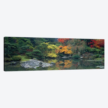 The Japanese Garden Seattle WA USA Canvas Print #PIM2633} by Panoramic Images Canvas Wall Art