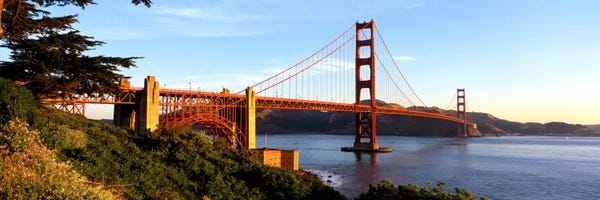 Golden Gate Bridge: USA, California, San Francisco, Golden Gate Bridge by Panoramic Images