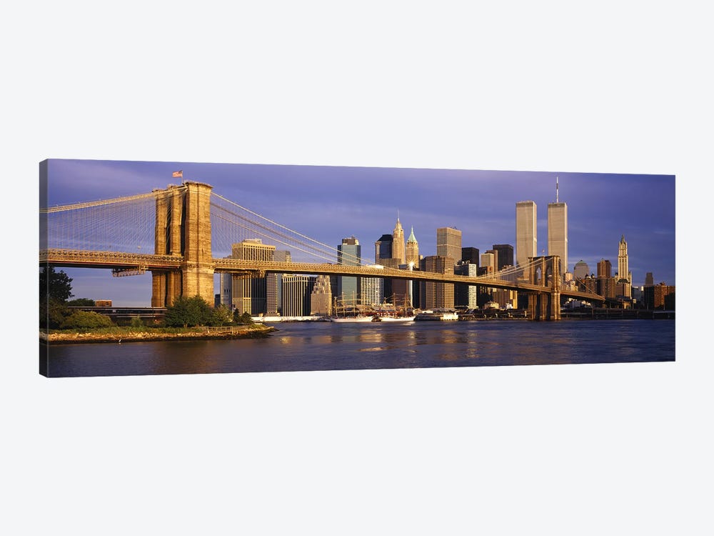 Brooklyn Bridge & Manhattan Skyline, New York City, New York, USA by Panoramic Images 1-piece Art Print