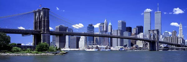Famous Bridges: Brooklyn Bridge Skyline New York City NY USA by Panoramic Images