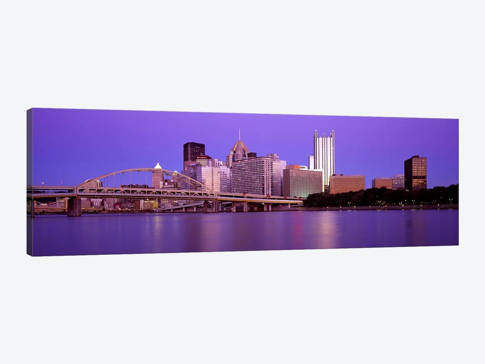 Allegheny River Pittsburgh PA by Panoramic Images 1-piece Canvas Artwork