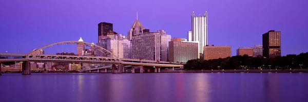 Pittsburgh Skylines: Allegheny River Pittsburgh PA by Panoramic Images