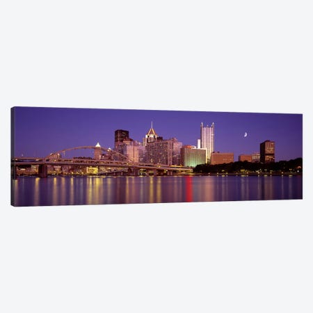 Allegheny River, Pittsburgh, Pennsylvania, USA Canvas Print #PIM2649} by Panoramic Images Art Print