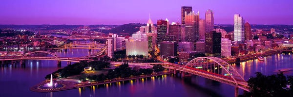 Pennsylvania: DuskPittsburgh, Pennsylvania, USA by Panoramic Images