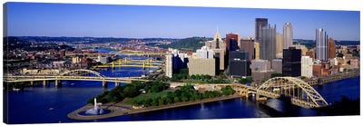 Pittsburgh, Pennsylvania, USA Canvas Art Print - Pittsburgh Art