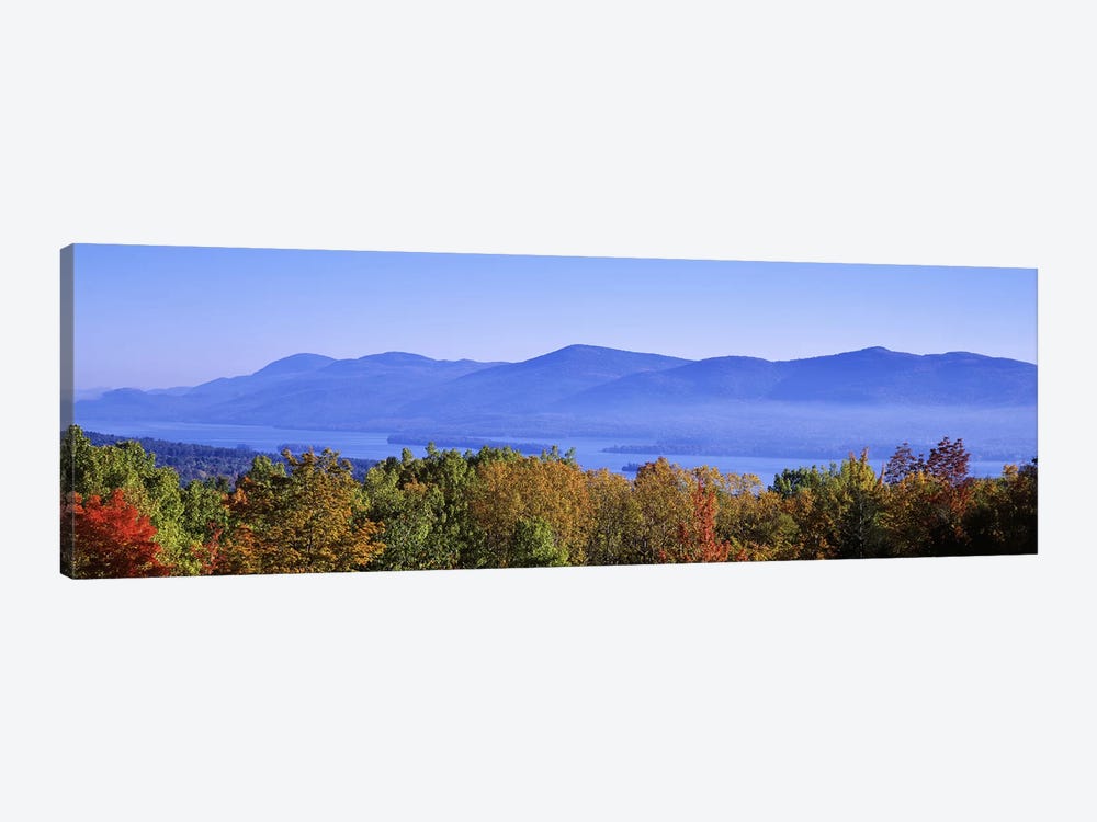 Lake George & Adirondack Mountains, New York, USA by Panoramic Images 1-piece Canvas Wall Art