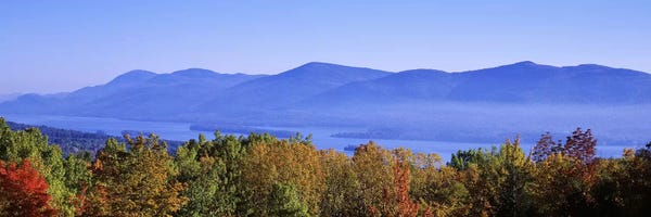 Adirondacks: Lake George & Adirondack Mountains, New York, USA by Panoramic Images