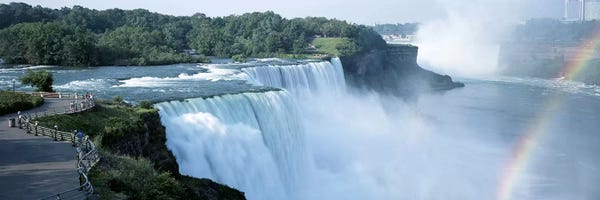 Rainbows: American Falls Niagara Falls NY USA by Panoramic Images