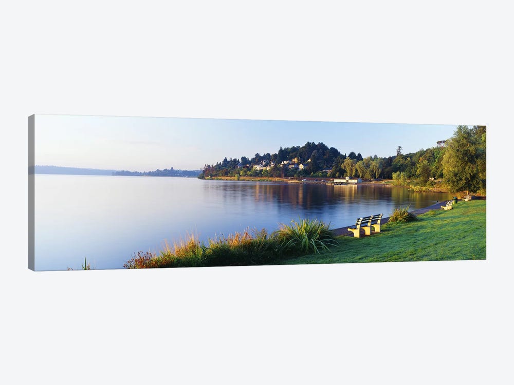 Lake Washington, Mount Baker Park, Seattle, Washington State, USA 1-piece Canvas Print