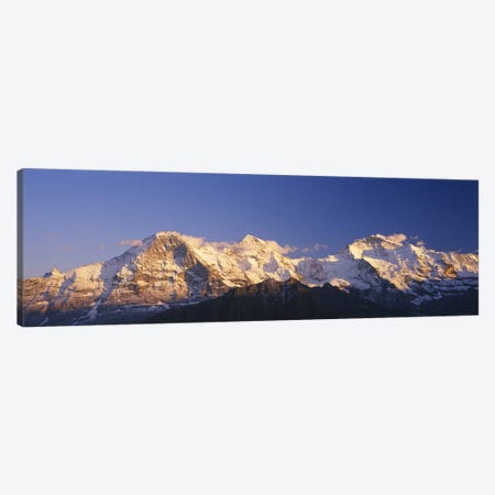 Snowcapped Mountainscape, Bernese Oberland, Switzerland Canvas Print #PIM2674} by Panoramic Images Canvas Print