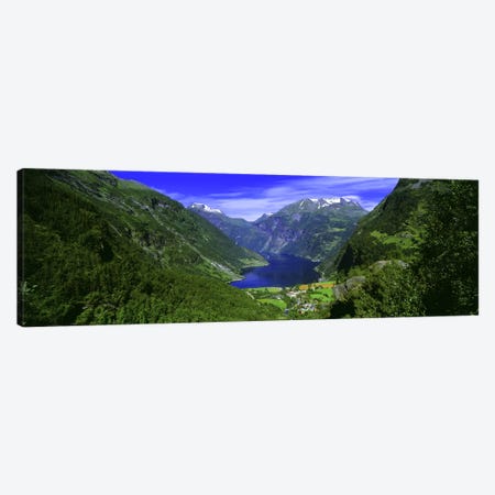 Geiranger Fjord, Sunnmore Region, More Og Romsdal, Norway Canvas Print #PIM2681} by Panoramic Images Canvas Art Print