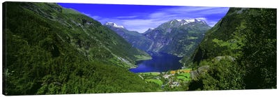 Geiranger Fjord, Sunnmore Region, More Og Romsdal, Norway Canvas Art Print - Norway Art