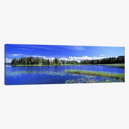 Sunny Daytime Landscape, Finnish Lakeland, Finland Canvas Print #PIM2687} by Panoramic Images Canvas Wall Art