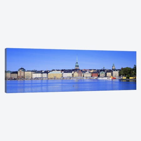Wide-Angle View Of Gamla Stan (Old Town), Stockholm, Sweden Canvas Print #PIM2688} by Panoramic Images Art Print