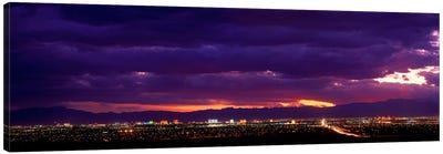 Storm, Las Vegas, Nevada, USA Canvas Art Print - Weather Art