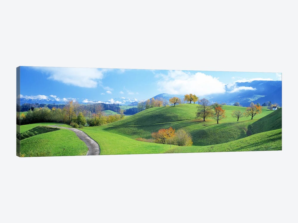 Rolling Countryside Landscape, Zug, Switzerland by Panoramic Images 1-piece Canvas Art Print