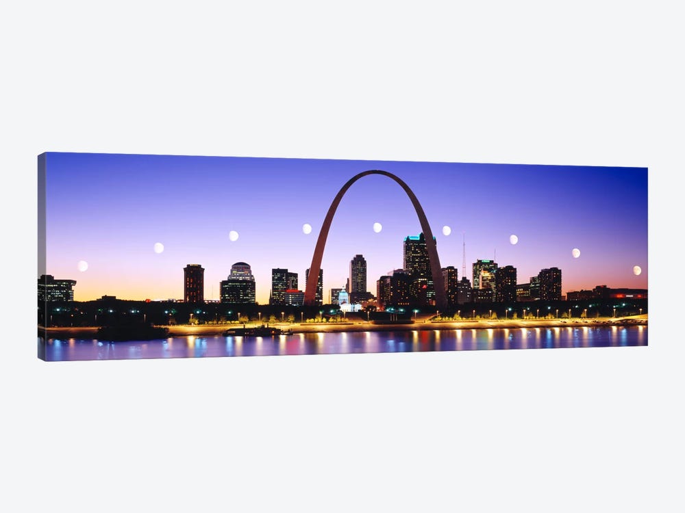 Skyline St Louis Missouri USA by Panoramic Images 1-piece Canvas Wall Art