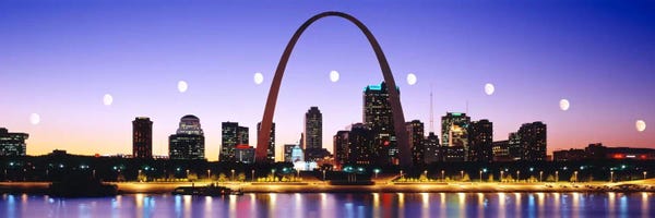 Panoramic Images: Skyline St Louis Missouri USA by Panoramic Images