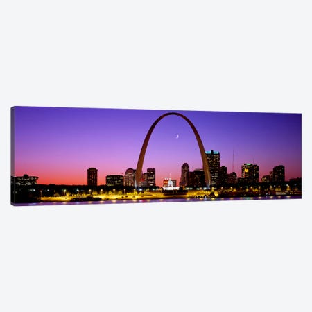 Gateway Arch & Downtown Skyline , St. Louis, Missouri, USA Canvas Print #PIM2696} by Panoramic Images Art Print