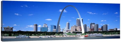 Skyline, St Louis, MO, USA Canvas Art Print - St. Louis Art