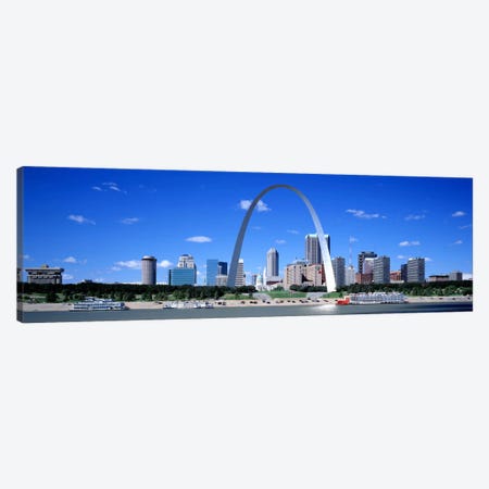 Skyline, St Louis, MO, USA Canvas Print #PIM2697} by Panoramic Images Art Print