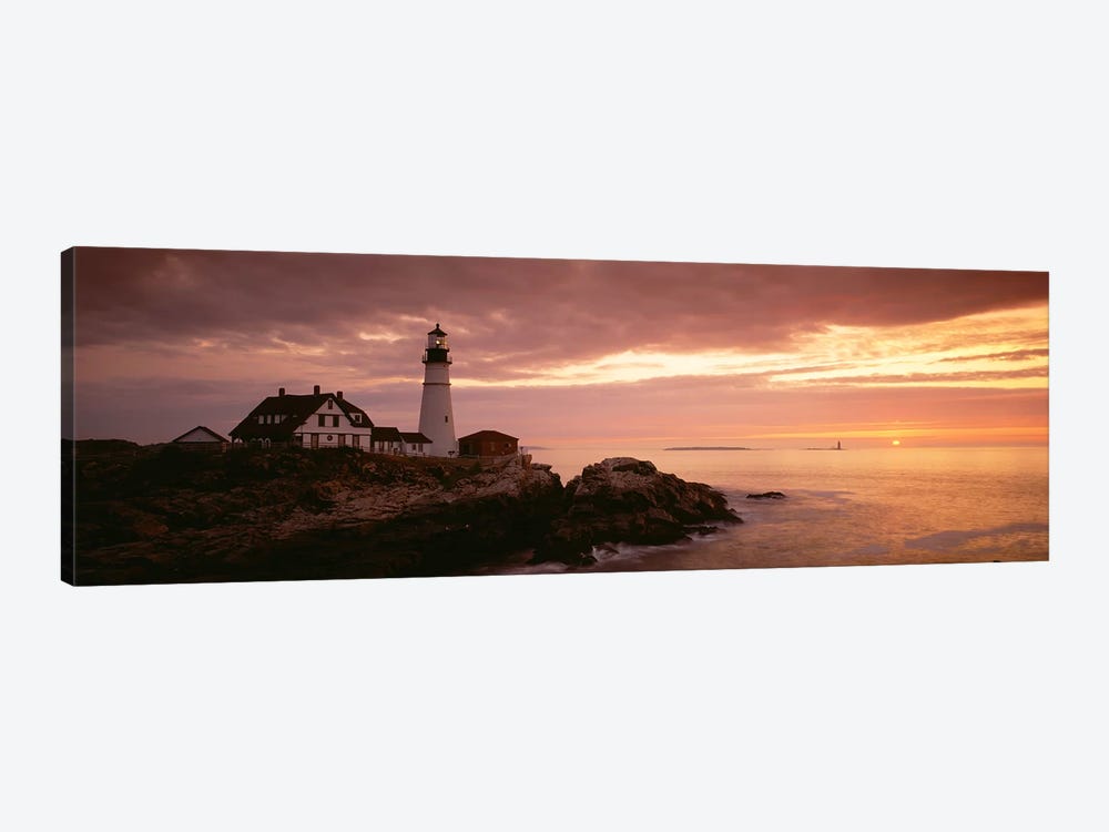 Portland Head Lighthouse, Cape Elizabeth, Maine, USA by Panoramic Images 1-piece Art Print