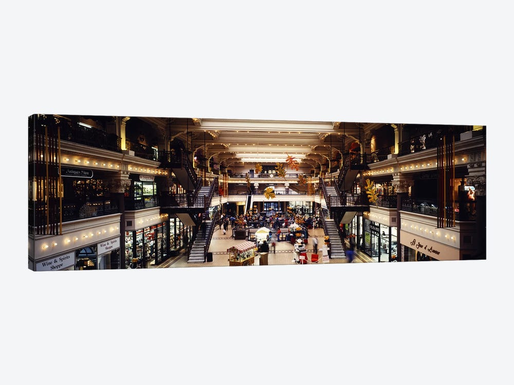 Interiors of a shopping mall, Bourse Shopping Center, Philadelphia, Pennsylvania, USA by Panoramic Images 1-piece Canvas Art