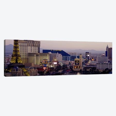 High angle view of buildings in a city, Las Vegas, Nevada, USA Canvas Print #PIM2702} by Panoramic Images Canvas Artwork