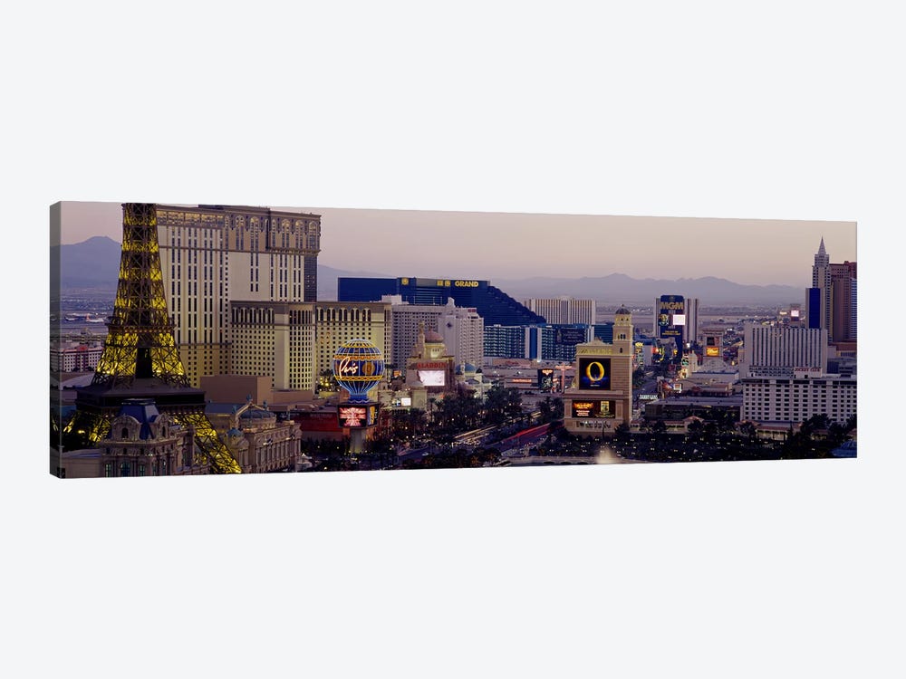 High angle view of buildings in a city, Las Vegas, Nevada, USA by Panoramic Images 1-piece Canvas Art Print