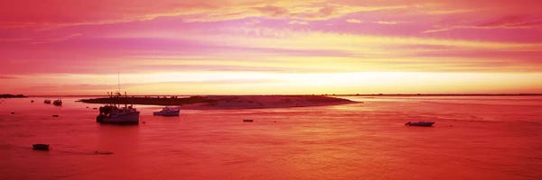 Massachusetts: Sunrise Chatham Harbor Cape Cod MA USA by Panoramic Images