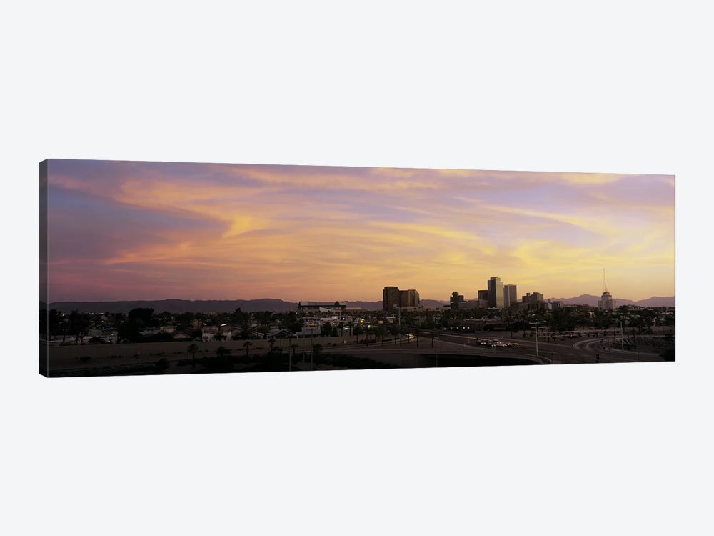 Sunset Skyline Phoenix AZ USA by Panoramic Images 1-piece Art Print