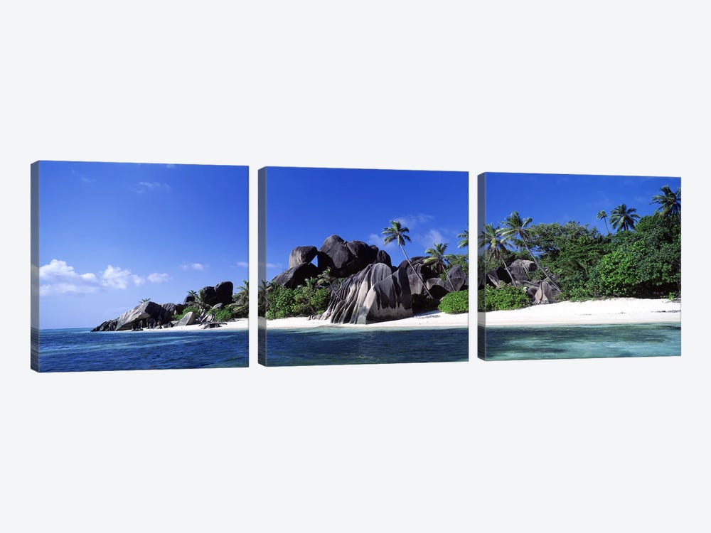 La Digue Island Seychelles by Panoramic Images 3-piece Canvas Art