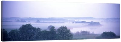 Foggy Landscape Northern Germany Canvas Art Print - Coastline Art