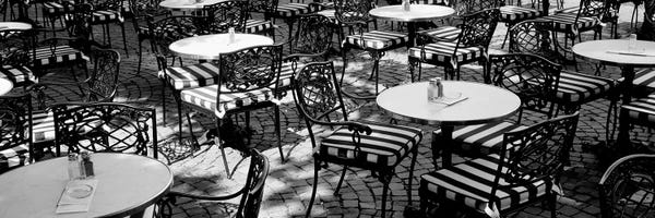 Cafes: Street Cafe, Frankfurt, Germany by Panoramic Images