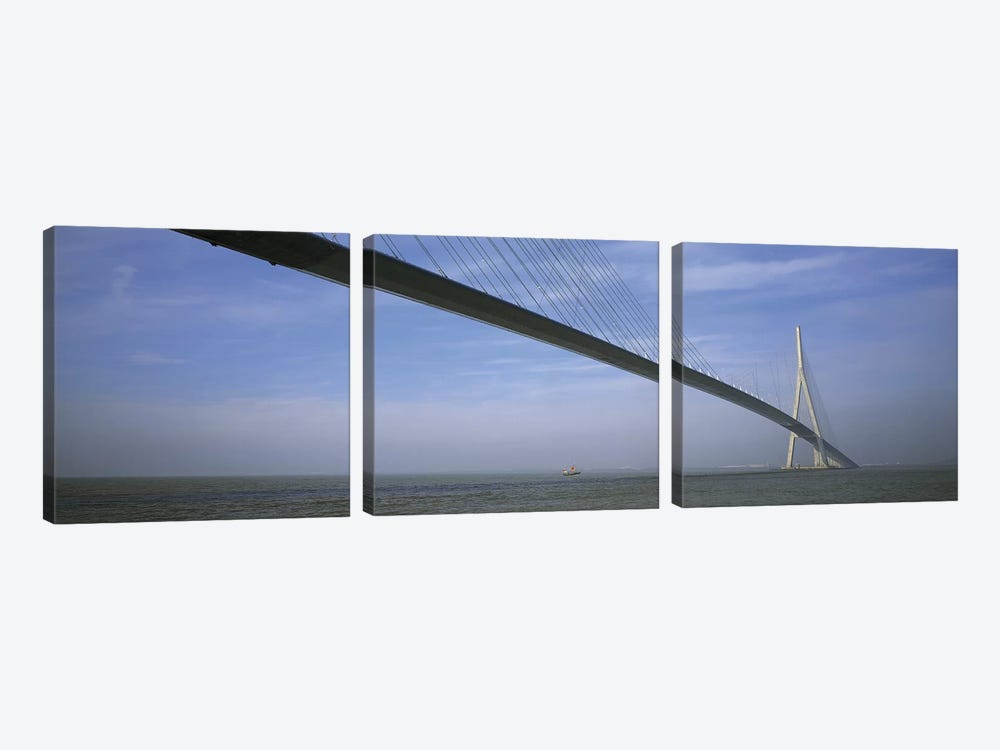 Pont de Normandy Normandy France by Panoramic Images 3-piece Canvas Print