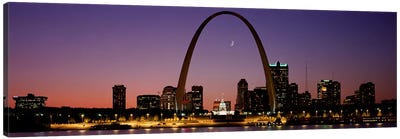 St Louis MO USA Canvas Art Print - Color Palettes