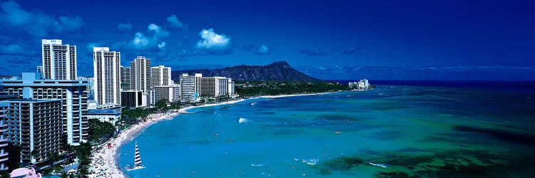 Waikiki Beach Honolulu Oahu HI USA by Panoramic Images wall art