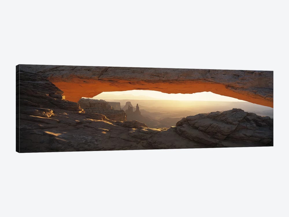 Glowing Daytime View Through Mesa Arch, Canyonlands National Park, Utah, USA by Panoramic Images 1-piece Art Print
