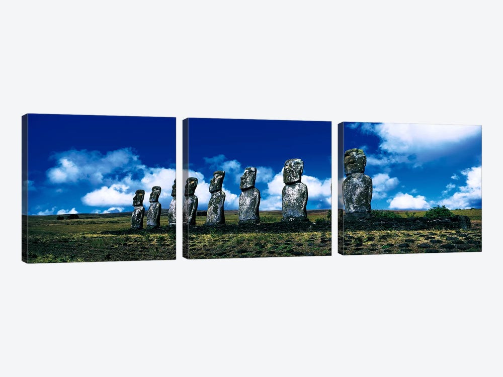 Easter Island Chile by Panoramic Images 3-piece Canvas Print
