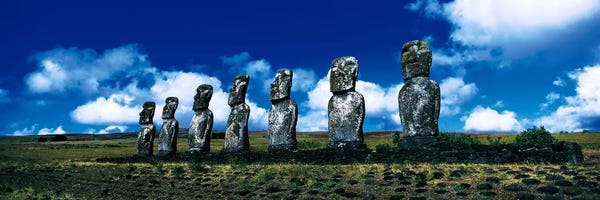 Ancient Wonders: Easter Island Chile by Panoramic Images