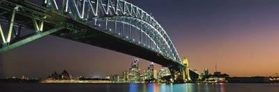 Skyline Harbour Bridge Sydney Australia by Panoramic Images multi panel art