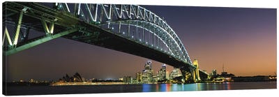 Skyline Harbour Bridge Sydney Australia Canvas Art Print - New South Wales Art