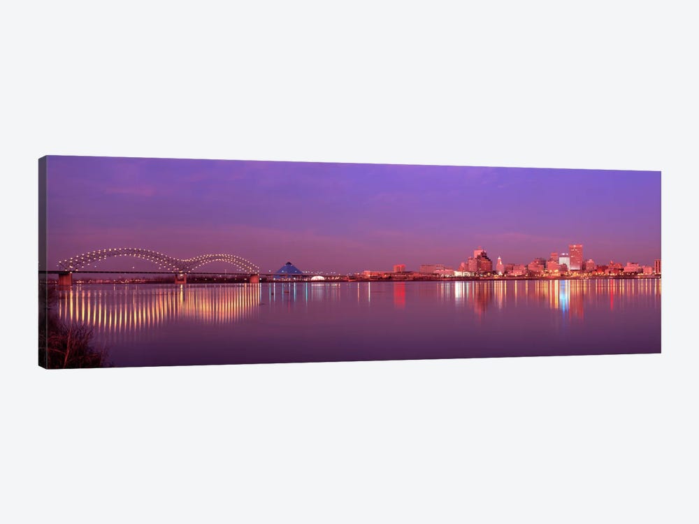 Night Memphis TN by Panoramic Images 1-piece Art Print